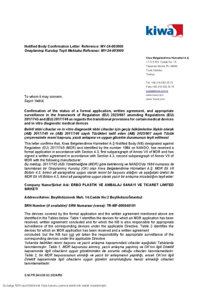 Our CE Certificate Remains Valid Under the MDR